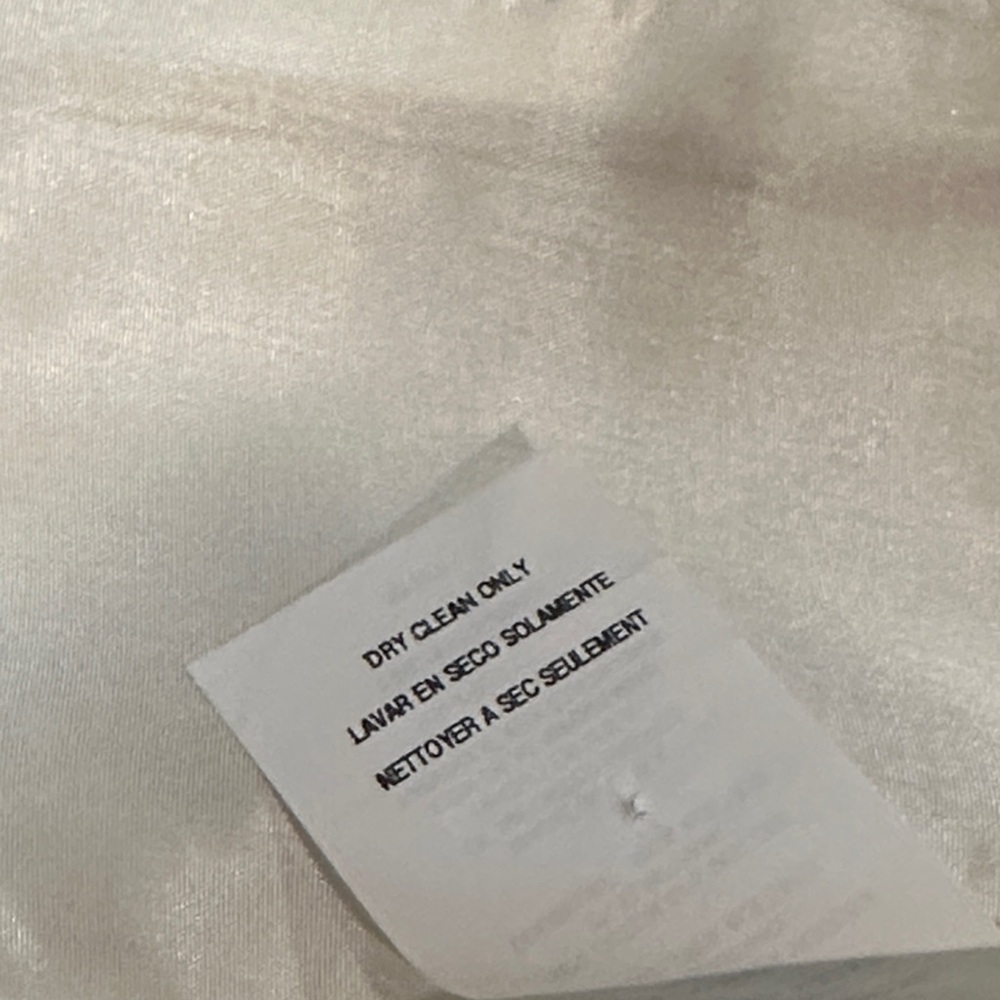 Bebe Sz 8 Elegant Cream Women's Blazer • NEW! - Picture 15 of 15